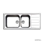 ΝΕΡΟΧΥΤΗΣ LINEAR 116Χ50 APELL INOX ΛΕΙΟ