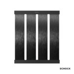 ΣΧΑΡΑ ΑΠΟΣΤΡΑΓΓΙΣΗΣ 33,6 x 39,2 x 1,2 SCHOCK GUNMETAL