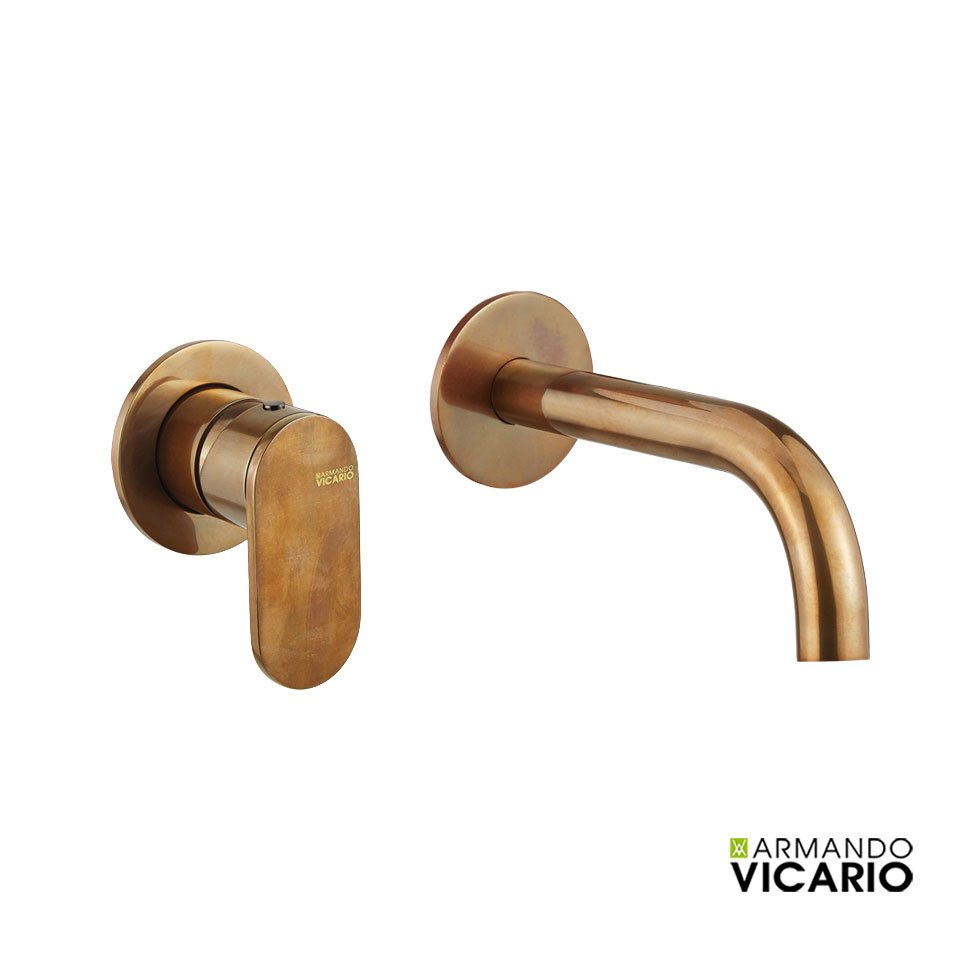 077fefe7-d401-4cc6-9305-b51f884a0274 ΜΠΑΤ.ΝΙΠΤ. ΤΟΙΧΟΥ SLIM VICARIO NATURAL BRASS - Image 1