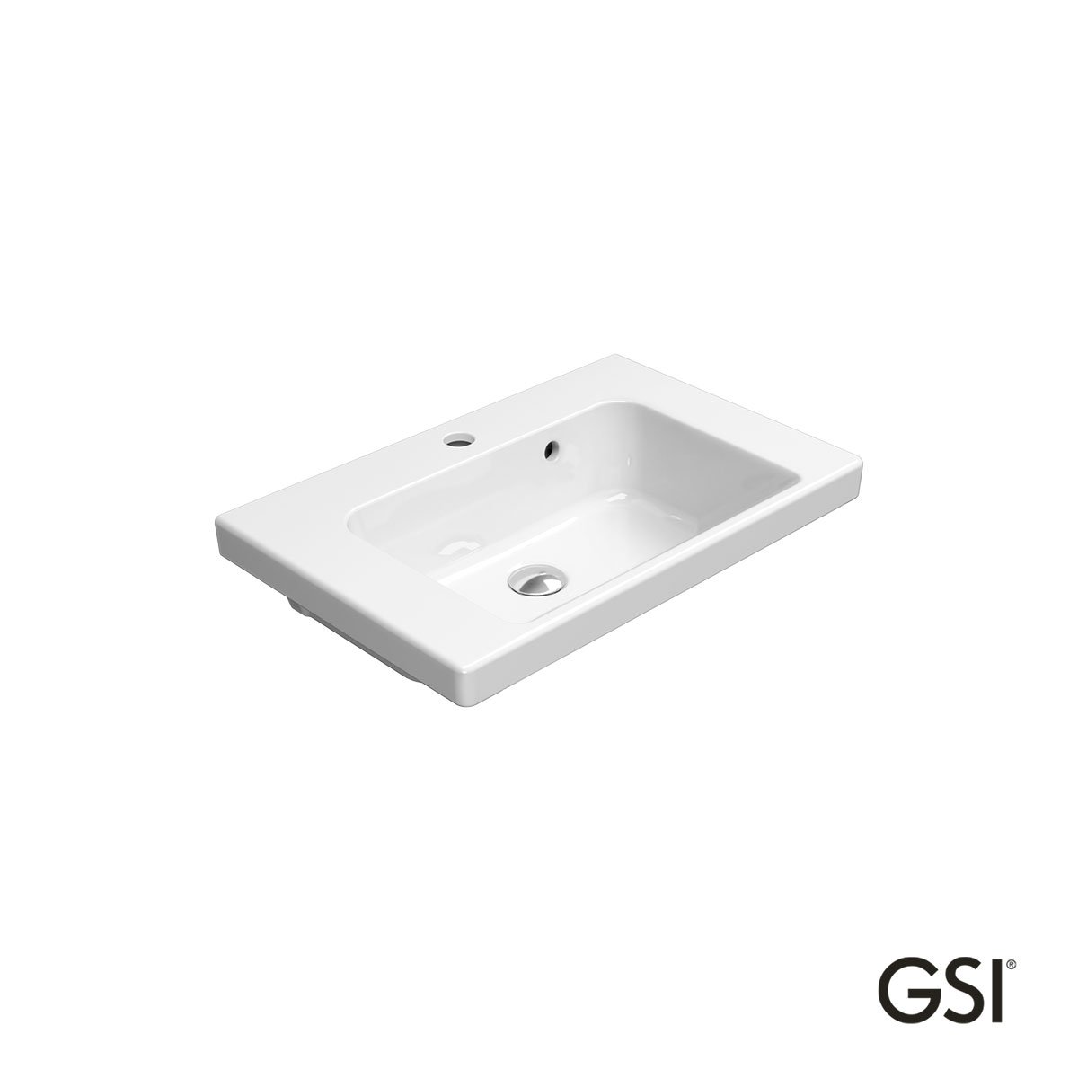 09186768-ea68-46fa-aef1-d3f6a2a0af36 ΝΙΠΤΗΡΑΣ NORM 60x40 (1 οπή) GSI WHITE - Image 1