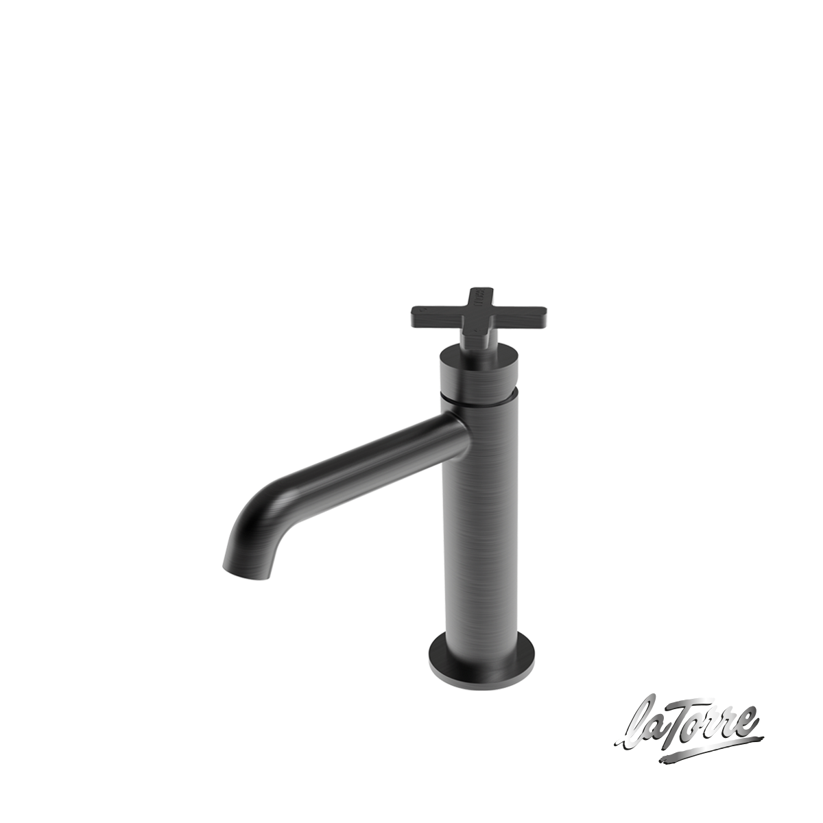 09c71a23-8704-4848-bb81-e4d66ac96c3f ΜΠΑΤ.ΝΙΠΤ.+ΒΑΛΒ.CLIC-CLAC ELLE CROSS LA TORRE BLACK BRUSHED - Image 1