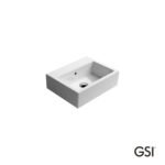 ΝΙΠΤΗΡΑΣ KUBE 45x35 (χωρίς οπή-3 προχ.) GSI WHITE