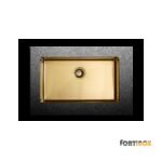 ΝΕΡΟΧ.ΥΠΟΚ/ΝΟΣ SQUADRO 74x44 FORTINOX INOX PVD BRUSHED GOLD