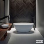 ΜΠΑΝΙΕΡΑ VISTA FREESTD 160x70 SCHOCK WHITE MATT