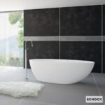 ΜΠΑΝΙΕΡΑ CLIFF FREESTD 170x85 SCHOCK WHITE MATT