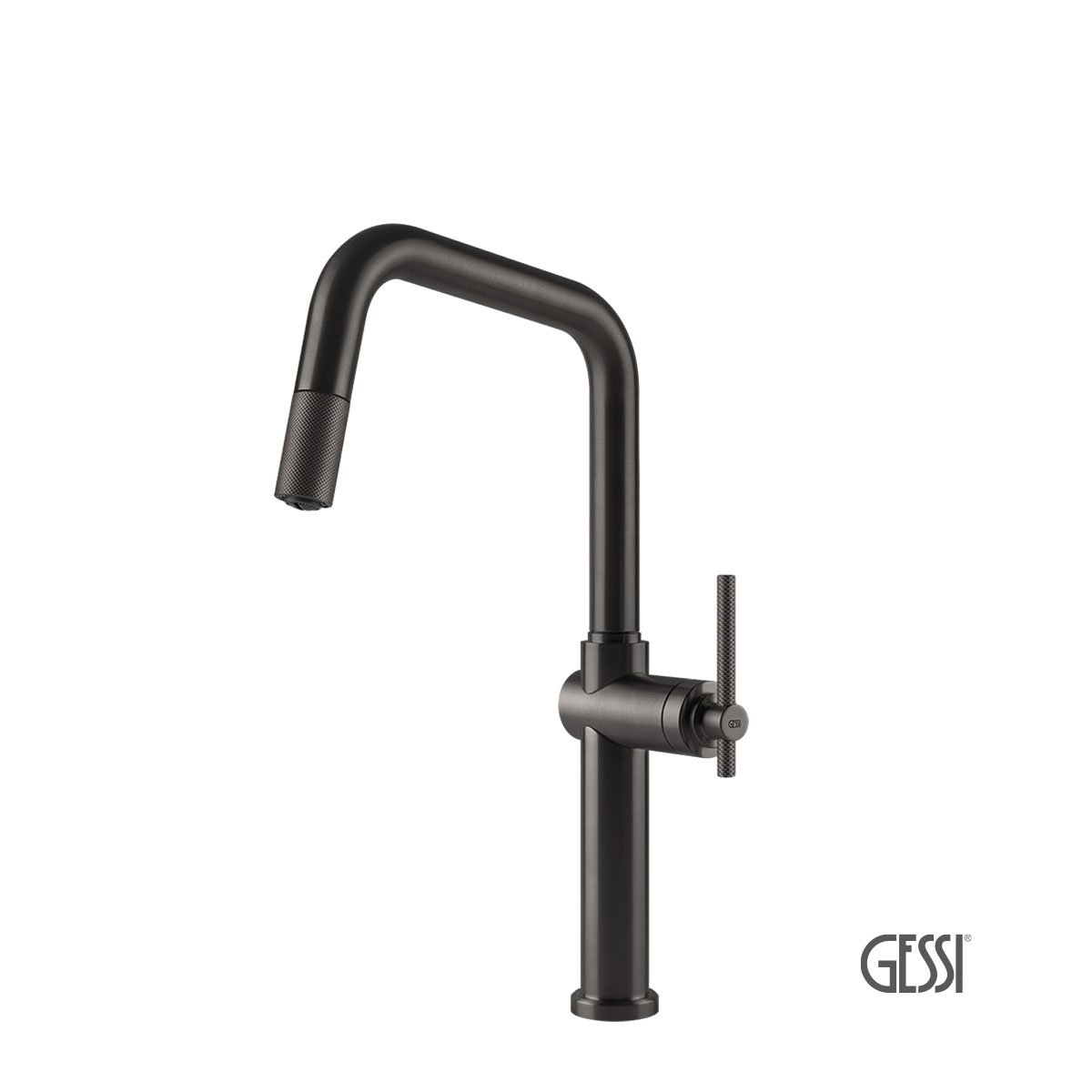 1a463de8-b7f0-446f-a1a1-50da248b3a44 ΜΠΑΤ.ΝΕΡΟΧ. HABITO GESSI BLACK METAL BRUSHED PVD - Image 1