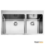 ΝΕΡΟΧΥΤΗΣ SQUADRO 86x50,5 FORTINOX INOX ΛΕΙΟ