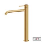 ΜΠΑΤ.ΝΙΠΤ.ΥΨΗΛΗ+ΒΑΛΒ.CLIC-CLAC COSMO INOX PVD BRUSHED GOLD