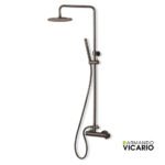 ΜΠΑΤ.ΝΤΟΥΖ+ΕΠΕΚΤ.ΚΟΛΩΝΑ+ΚΕΦΑΛΗ SLIM VICARIO BLACK BRUSHED