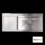ΝΕΡΟΧΥΤΗΣ SQUADRO 116x51 FORTINOX INOX ΛΕΙΟ LEFT