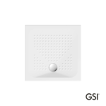 ΝΤΟΥΖ.ΤΕΤΡΑΓΩΝΗ 80x80 H.4 (4384) ANTISLIP Φ90 GSI WHITE
