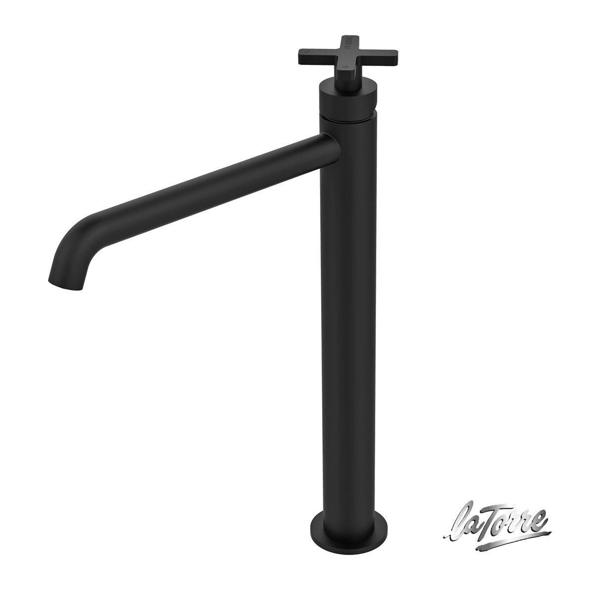 6a864206-1d7b-4a9d-9ce8-bae18b4e1b29 ΜΠΑΤ.ΝΙΠΤ.ΥΨΗΛΗ+ΒΑΛΒ.CLIC-CLAC ELLE CROSS LA TORRE BLACK MATT - Image 1