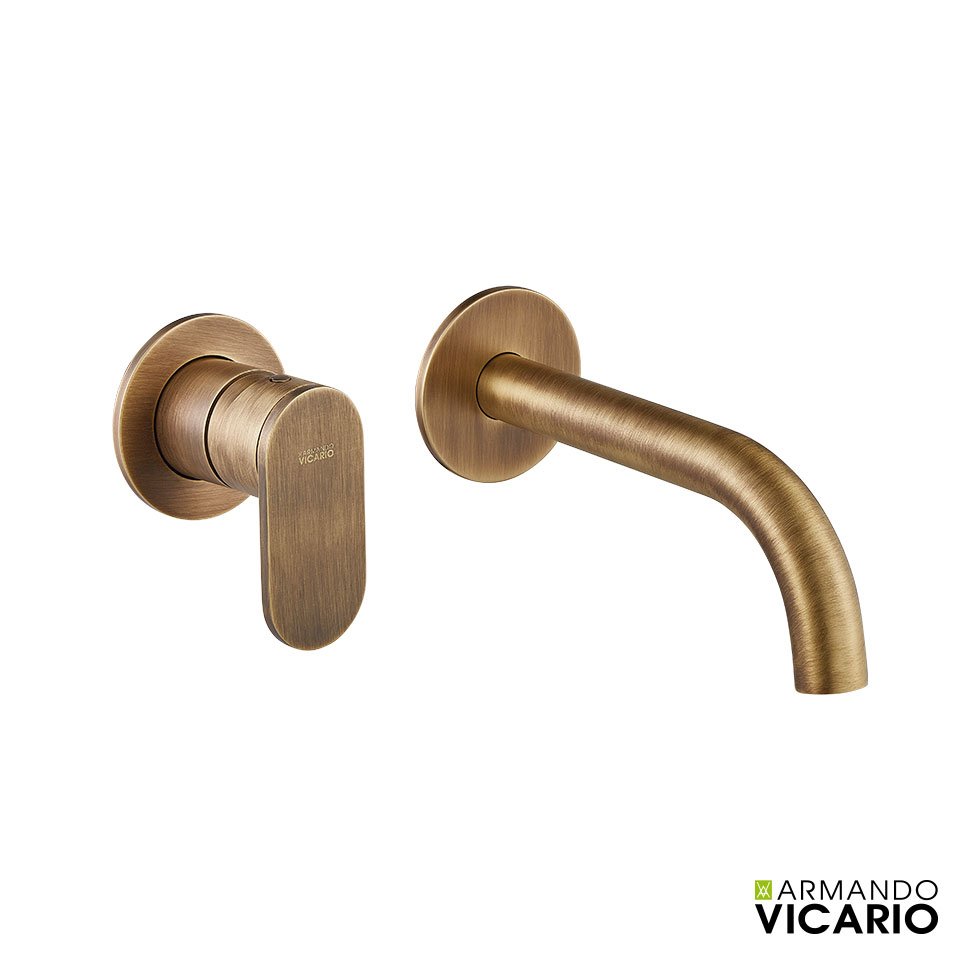 747bd8dc-94e7-4b6e-884a-7ca5214b064e ΜΠΑΤ.ΝΙΠΤ. ΤΟΙΧΟΥ SLIM VICARIO ANTIQUE BRASS - Image 1