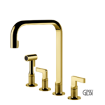 ΜΠΑΤ.ΝΕΡΟΧ. 4 ΟΠΩΝ INCISO GESSI INOX316 GOLD PVD