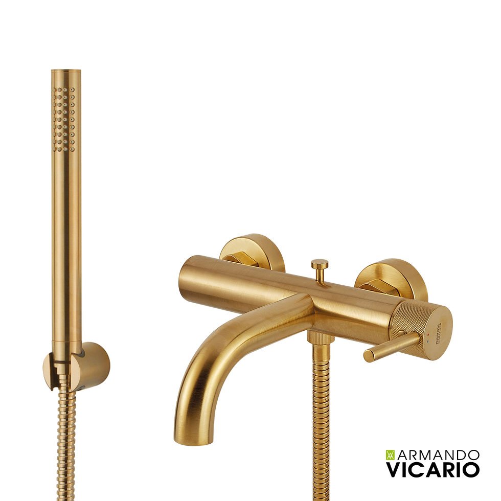 7744cc97-f7d8-4b75-8841-b616419abe38 ΜΠΑΤ.ΛΟΥΤΡΟΥ INDUSTRIAL VICARIO BRUSHED GOLD - Image 1