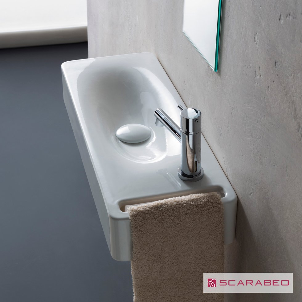 7ae3ed14-3aa8-4ffc-9232-a58d2bf93b09 ΝΙΠΤΗΡΑΣ HUNG/50 50x22 (1 οπή) SCARABEO WHITE - Image 1