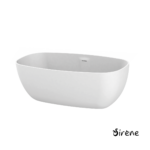 U2 ΜΠΑΝΙΕΡΑ FREESTD 165x85 SIRENE WHITE MATT