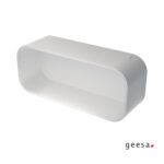 ΜΠΟΥΚΑΛΟΘΗΚΗ 25x11,1 εκ. FRAME GEESA WHITE MATT