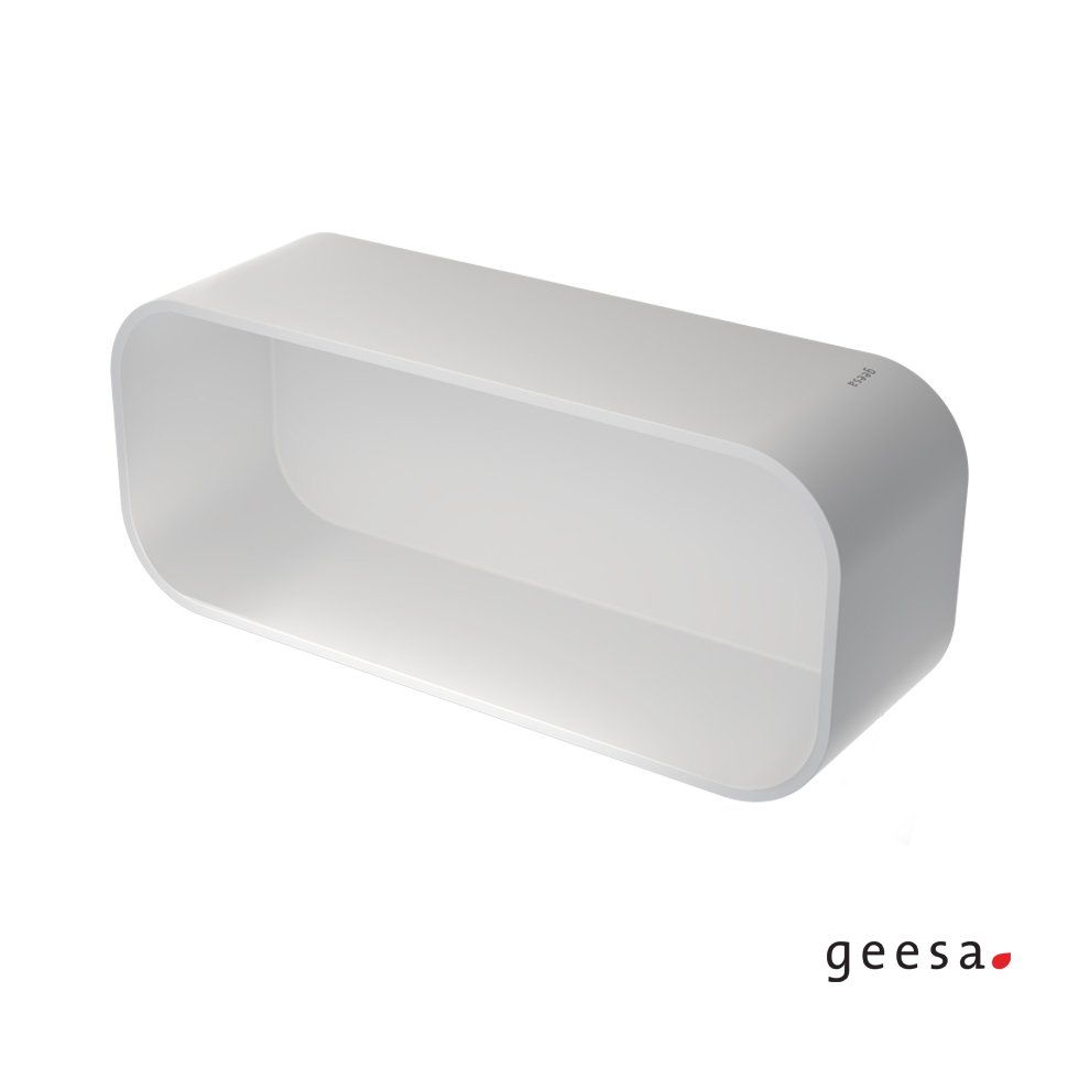 938f3b44-f6b9-41a9-aa54-4c2ba7b1b3f0 ΜΠΟΥΚΑΛΟΘΗΚΗ 25x11,1 εκ. FRAME GEESA WHITE MATT - Image 1