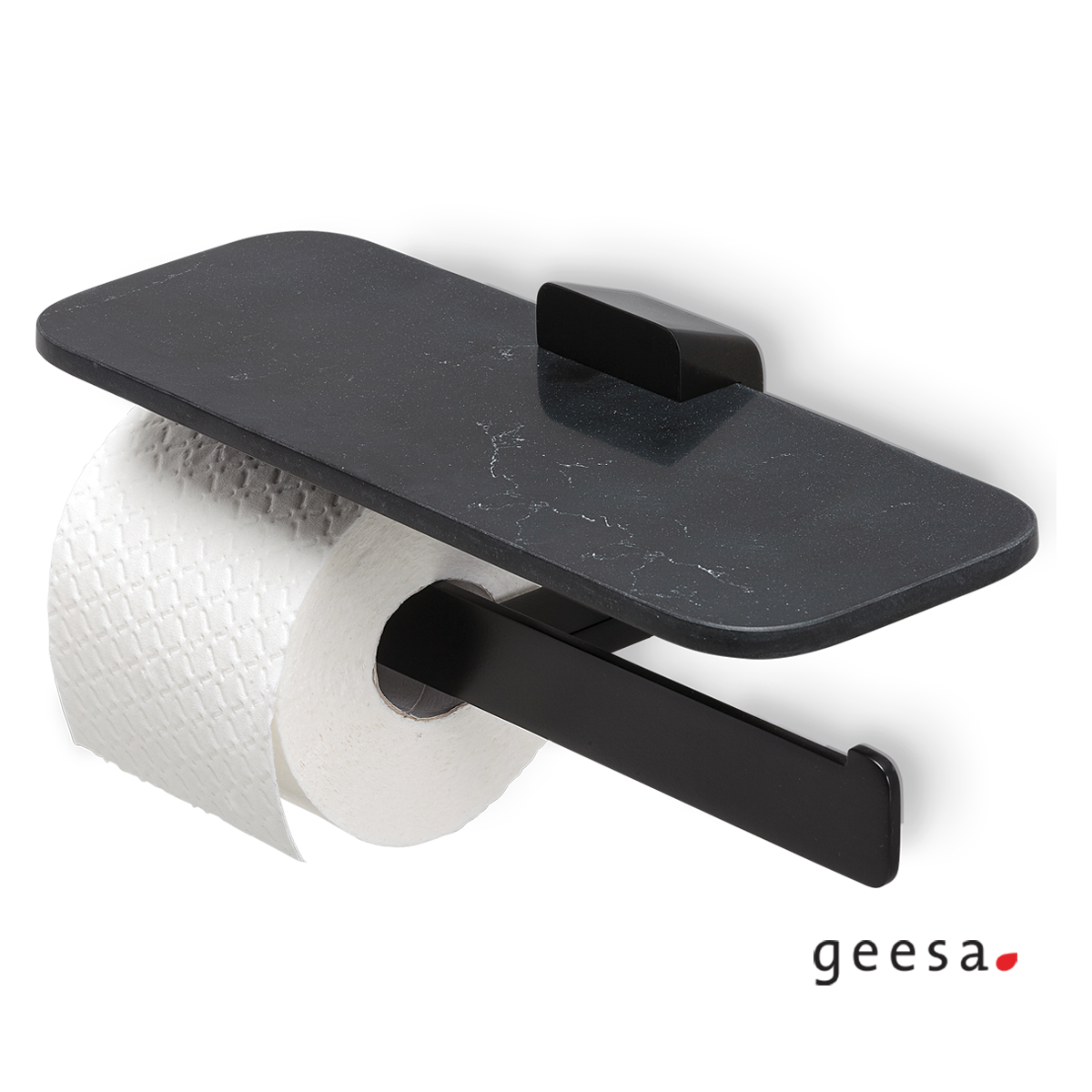 9a61e5b0-c725-4229-ac39-e3cf061ec905 ΧΑΡΤΟΘΗΚΗ ΔΙΠΛΗ ΜΕ ΕΤΑΖΕΡΑ SHIFT GEESA BLACK MATT - Image 1
