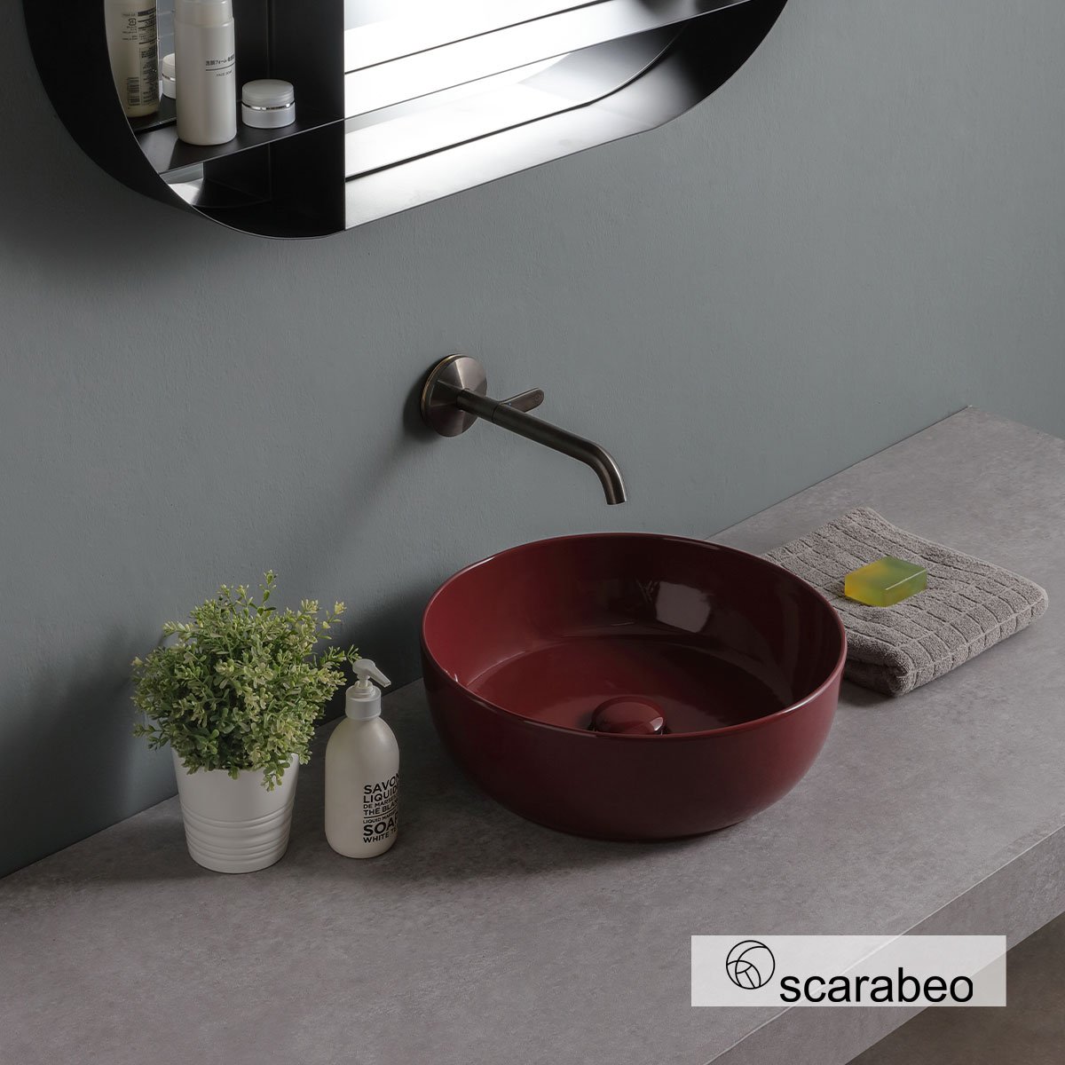 a0f5a386-90a3-403b-8b38-bb752f5b3e6e ΝΙΠΤΗΡΑΣ GLAM Φ39 SCARABEO CHERRY GLOSSY - Image 1