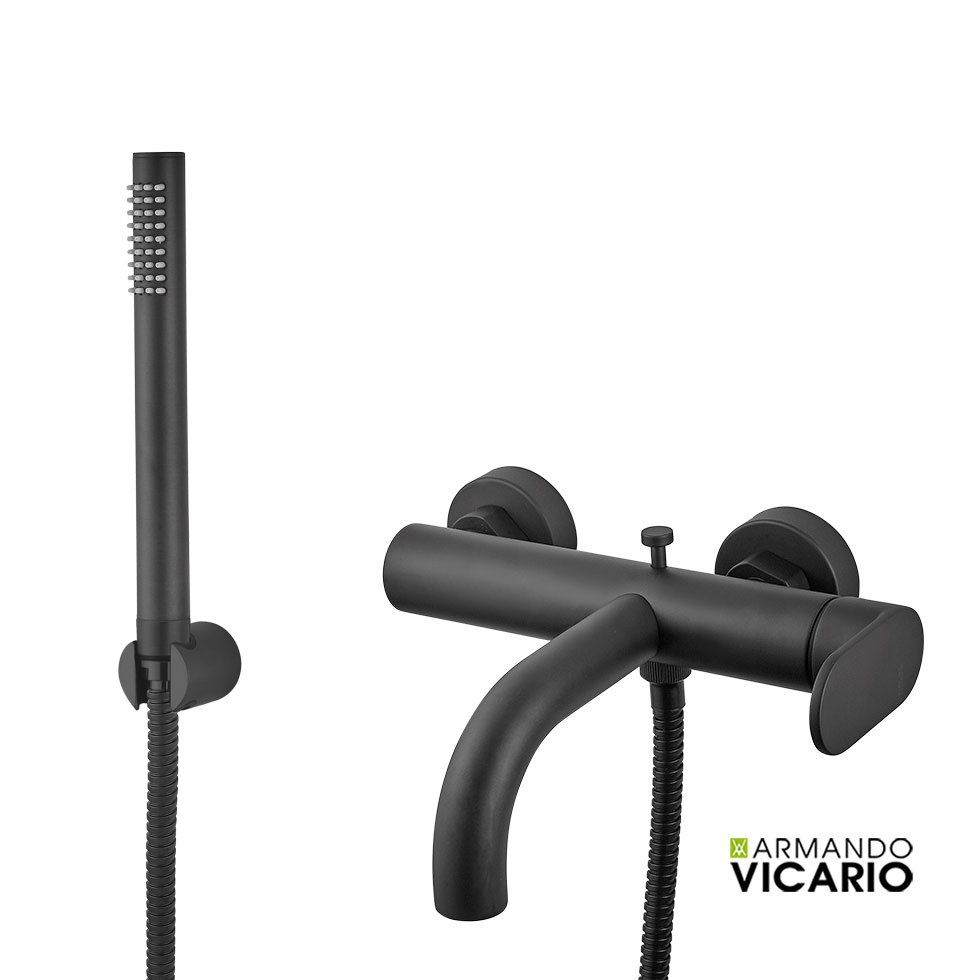 a44e6717-2521-46f6-886a-0b5eeb510b68 ΜΠΑΤ.ΛΟΥΤΡΟΥ SLIM VICARIO BLACK MATT - Image 1