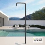 ΣΤΗΛΗ ΝΤΟΥΖ SLIM ΕΠΙΔΑΠ.ΥΨΟΣ 227,8εκ. VICARIO AISI 316 BLACK MATT
