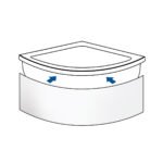 ΠΟΔΙΑ 130x51h MODENA SIRENE