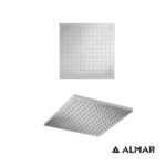 ΚΕΦΑΛΗ ΝΤΟΥΖ EMOTION ΤΕΤΡΑΓΩΝΗ 30x30 ABS ALMAR INOX