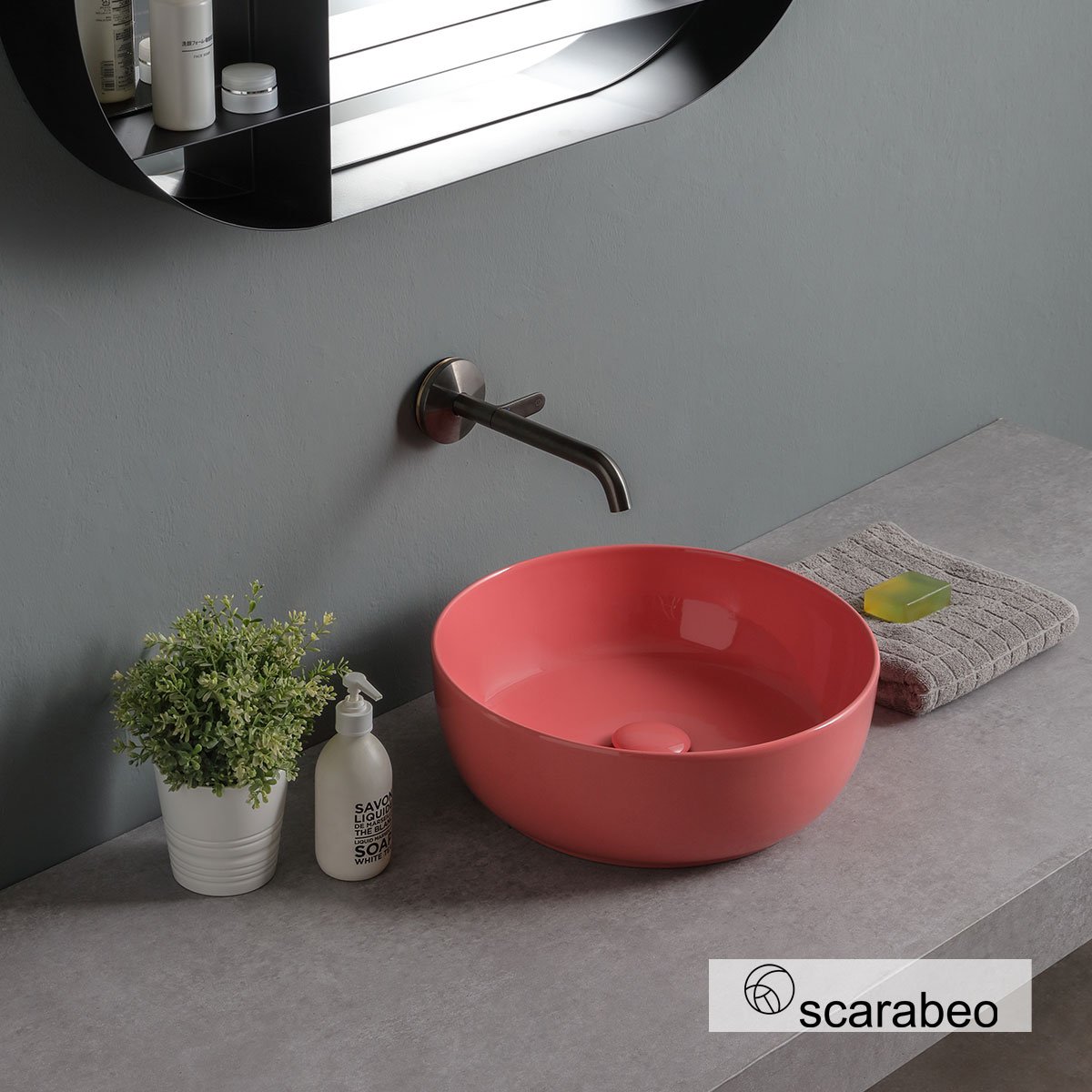 b73c45a7-c03f-4968-a5d9-89f44b20788b ΝΙΠΤΗΡΑΣ GLAM Φ39 SCARABEO PEACH GLOSSY - Image 1