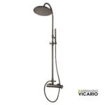 ΜΠΑΤ.ΝΤΟΥΖ+ΕΠΕΚΤ.ΚΟΛΩΝΑ+ΚΕΦΑΛΗ SLIM VICARIO BLACK CHROME
