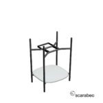 ΕΠΙΠΛΟ ΜΠΑΝ.LAILA 2701-NROP ΜΕ ΡΑΦΙ  2709-300 SCARABEO