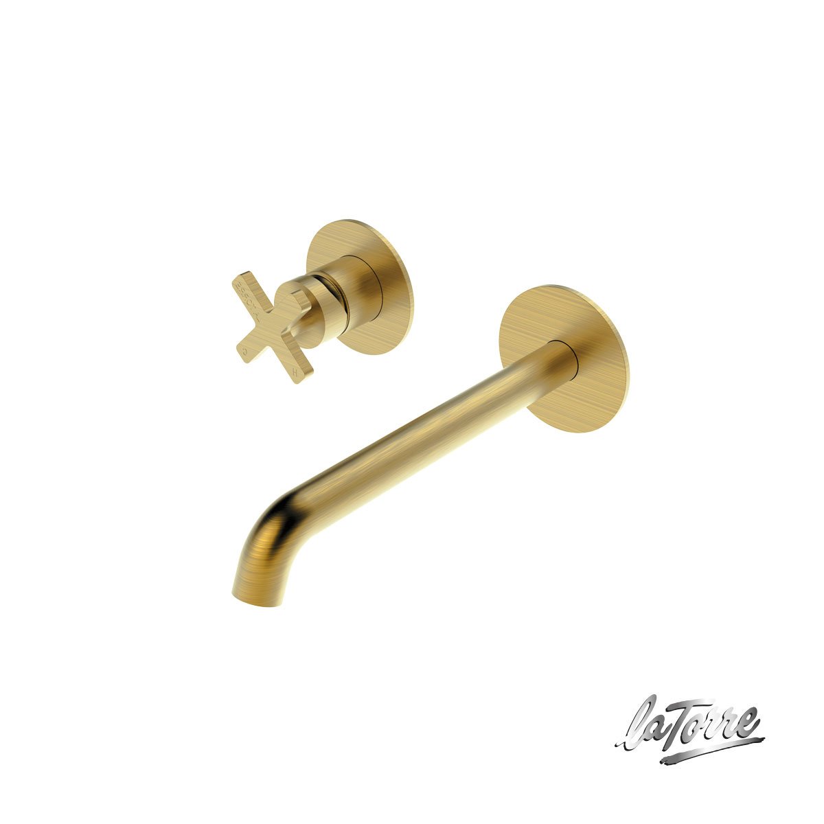 bcb56367-51a7-47c7-9a88-5a567a703a08 ΜΠΑΤΑΡΙΑ ΝΙΠΤ.ΤΟΙΧΟΥ ELLE CROSS LA TORRE BRUSHED GOLD - Image 1