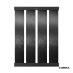 ΣΧΑΡΑ ΑΠΟΣΤΡΑΓΓΙΣΗΣ 33,6 x 48 x 1,2 SCHOCK GUNMETAL