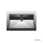 ΝΕΡΟΧΥΤΗΣ ΥΠΟΚ/ΝΟΣ AMALTHEA 74X41,8  APELL INOX ΛΕΙΟ