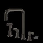 ΜΠΑΤ.ΝΕΡΟΧ. 4 ΟΠΩΝ INCISO GESSI BLACK METAL BRUSHED PVD