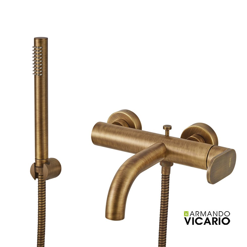d032ba5a-dd95-4ff1-9d5b-ab2e96cba792 ΜΠΑΤ.ΛΟΥΤΡΟΥ SLIM VICARIO ANTIQUE BRASS - Image 1