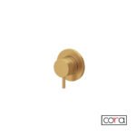 ΕΚΤΡΟΠΕΑΣ ΕΝΤΟΙΧ.2-3 ΕΞΟΔΩΝ COSMO INOX PVD BRUSHED GOLD