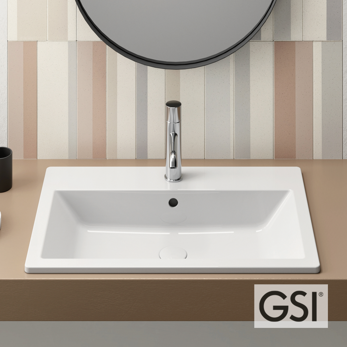 ed2f72fa-a578-4462-b90c-561510be33a4 ΝΙΠΤΗΡΑΣ KUBE-X 58x40 (1 οπή) GSI WHITE - Image 1